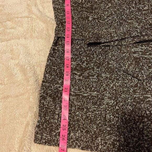 Love Rocks - Cozy Hooded Cardigan Sweater with Waist Tie - Picture 4 of 7